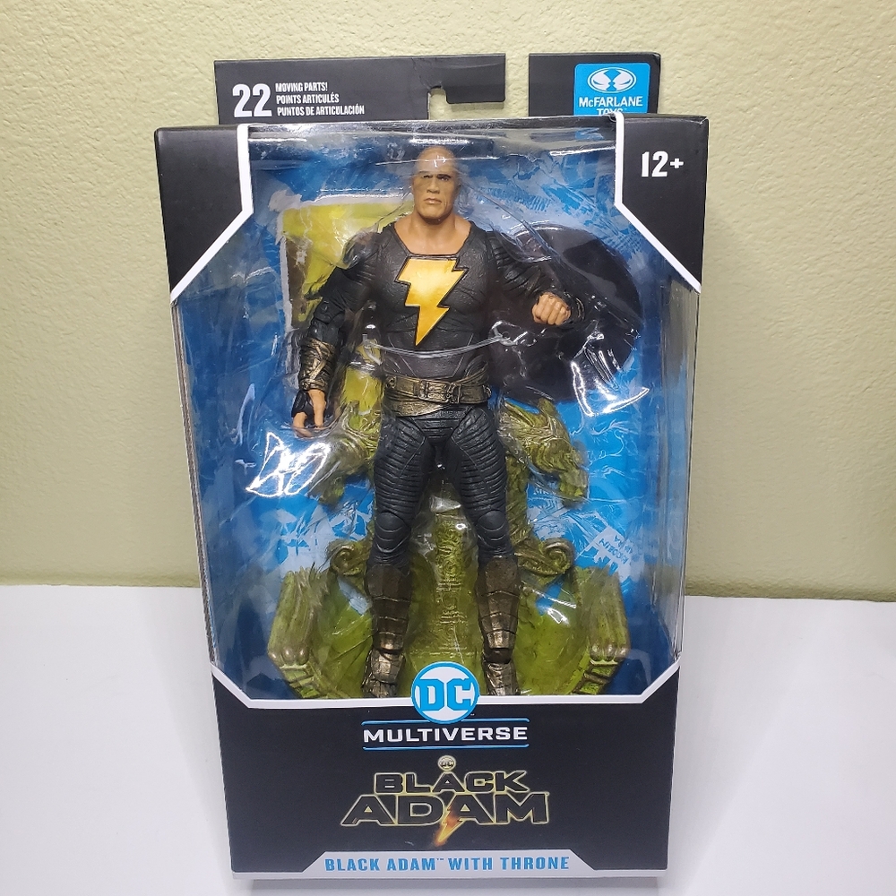 McFarlane Toys DC Multiverse Black Adam With Throne 7" Action Figure